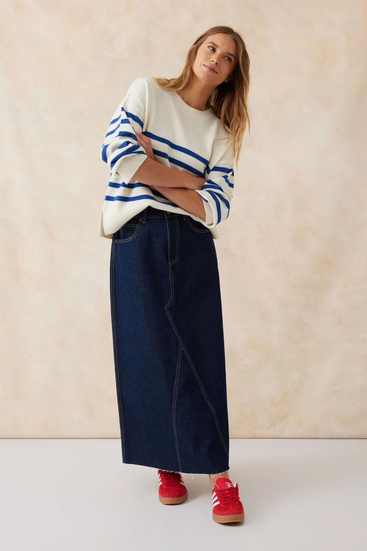 A-Line Maxi Skirt