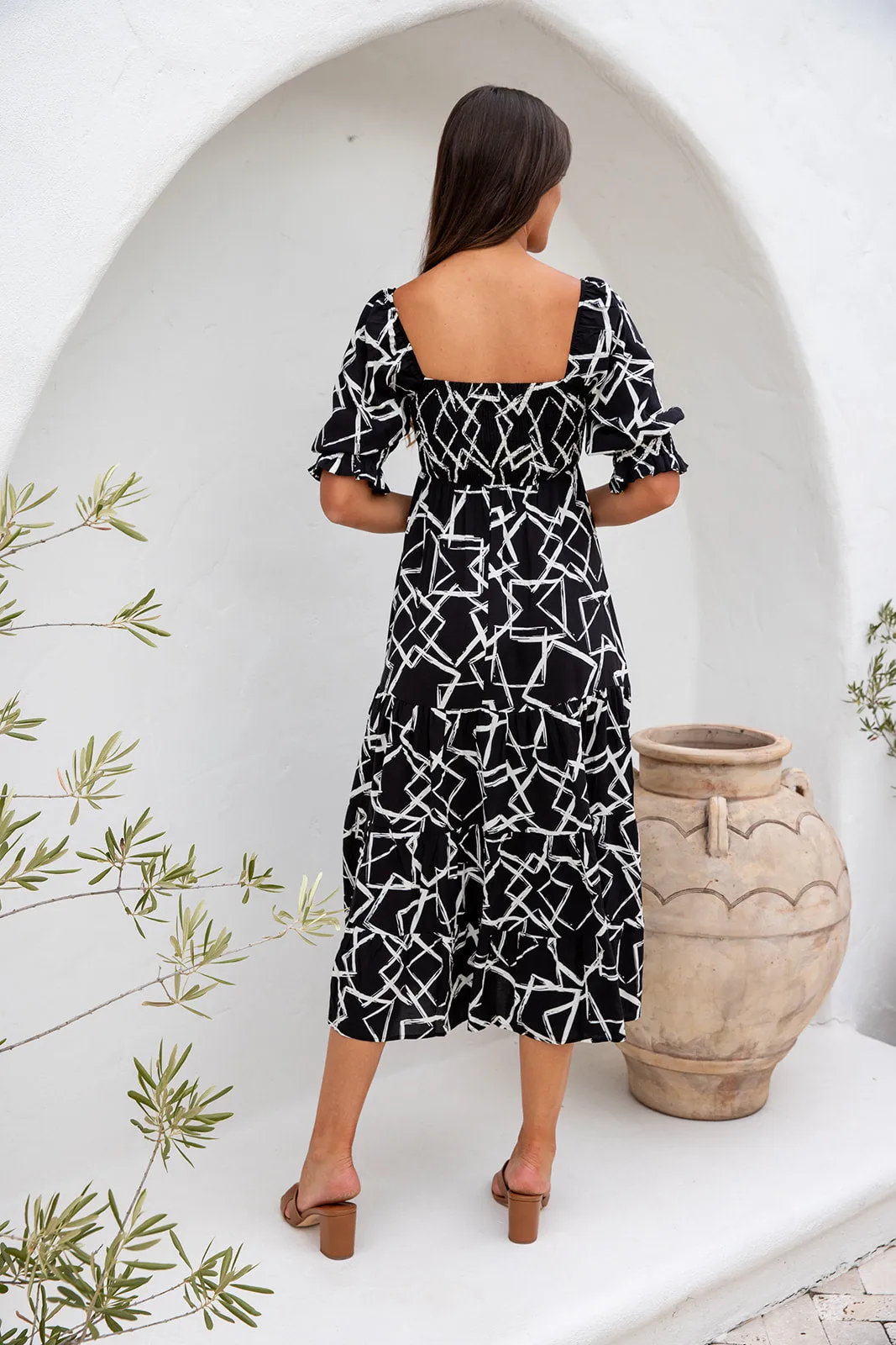 Dofi Maxi Dress - Black