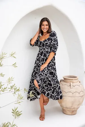 Dofi Maxi Dress - Black