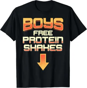 Gay Muscle Shirt Protein Shake Funny Shirt Gay Gym Shirt T-Shirt