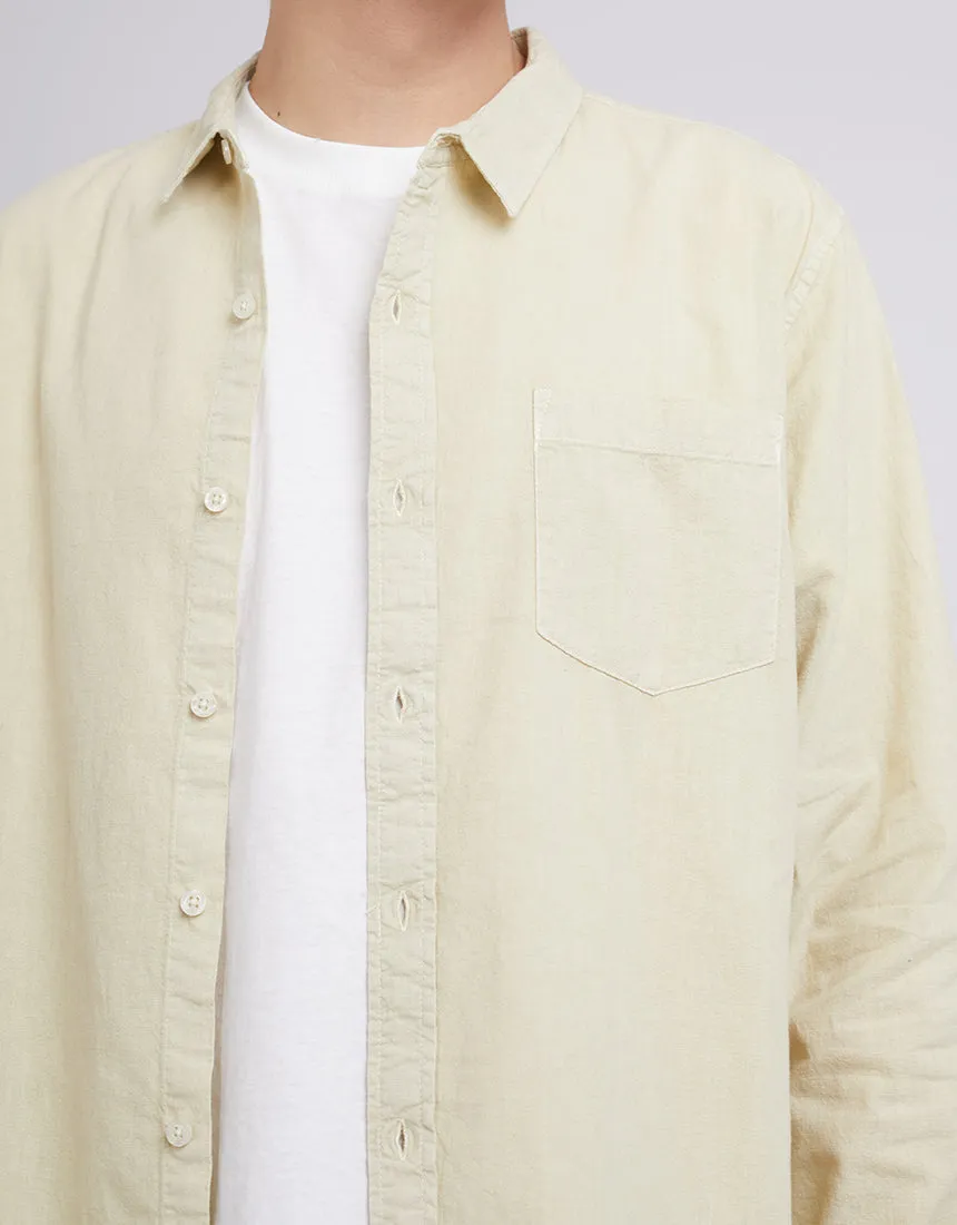 Hemp L/S Shirt - Tan