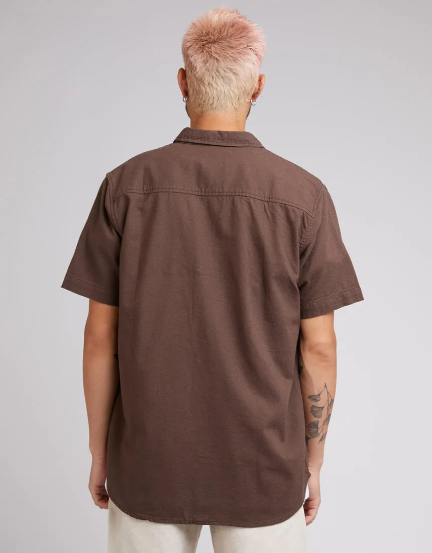 Hemp SS Shirt - Chocolate
