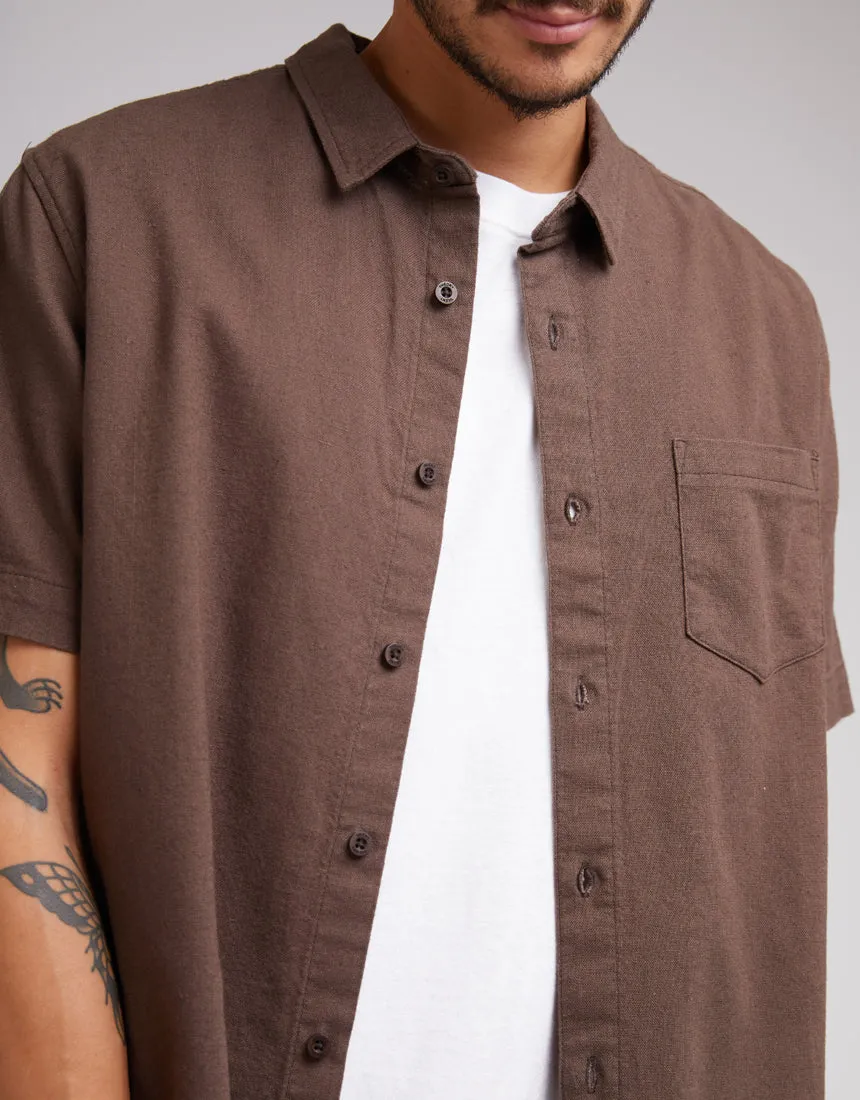 Hemp SS Shirt - Chocolate