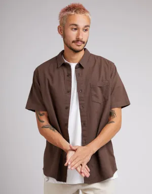 Hemp SS Shirt - Chocolate