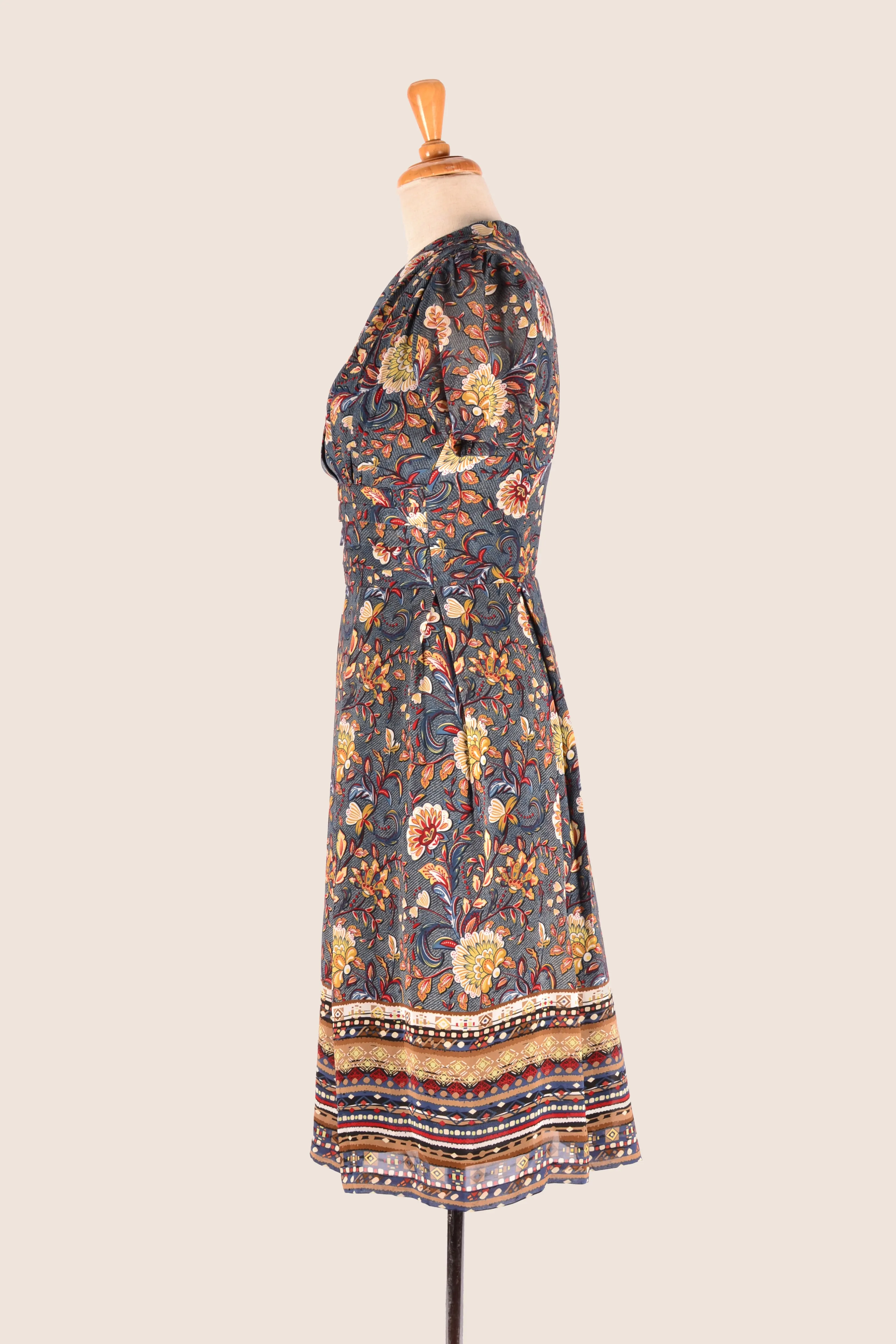 Karly Russian Floral Dress