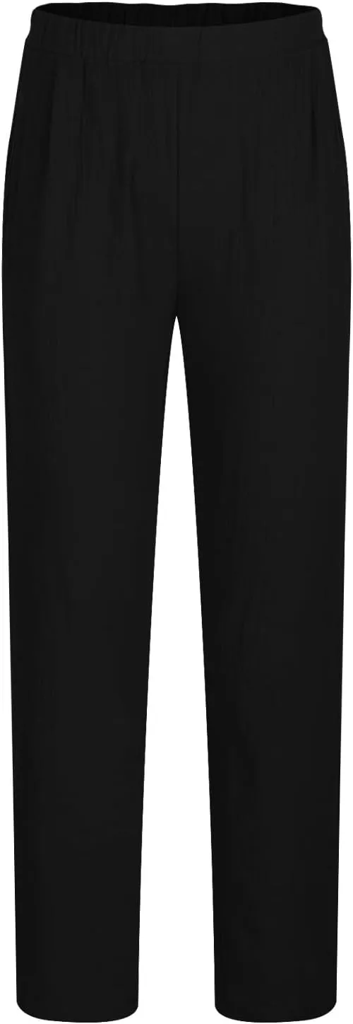 Mens Cotton Linen Pleated Pants Trendy Elastic Waist Trousers Summer Going Out Travel Casual Pant New Lounge Clothing