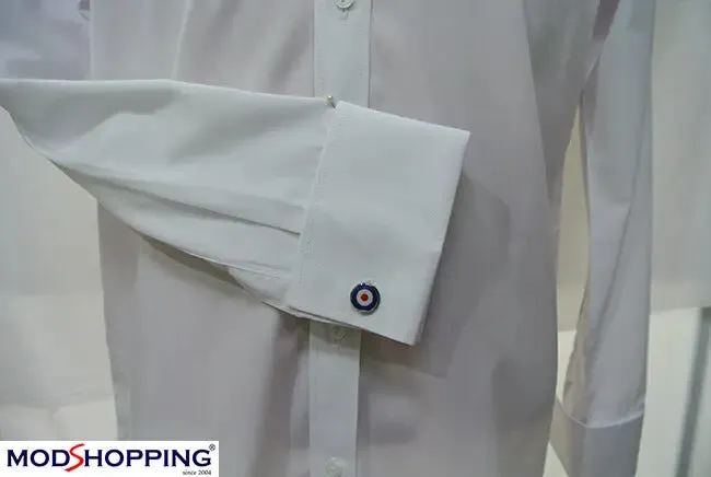 Men's Pin Collar Shirt | White Pin Collar Shirt