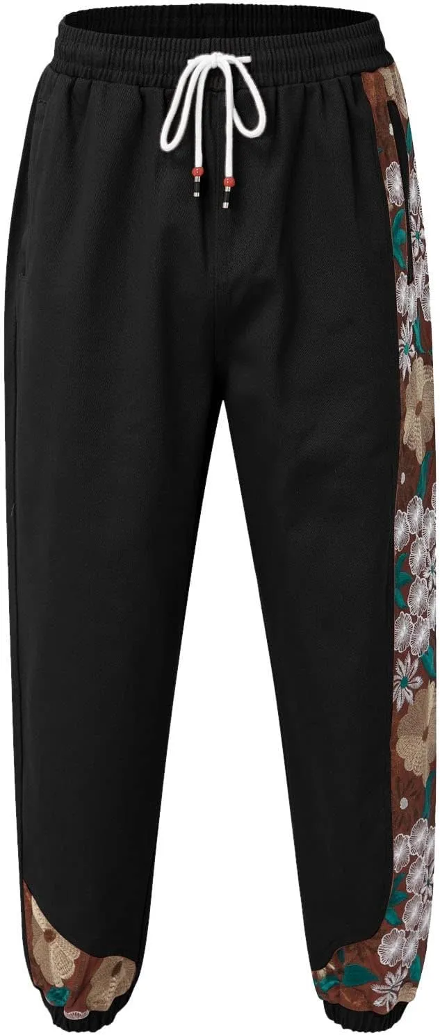 Mens Workout Cargo Sweatpants Training Jogging Gym Mens Jogger Sweatpants with Pockets Mens Sweatpants with Pockets