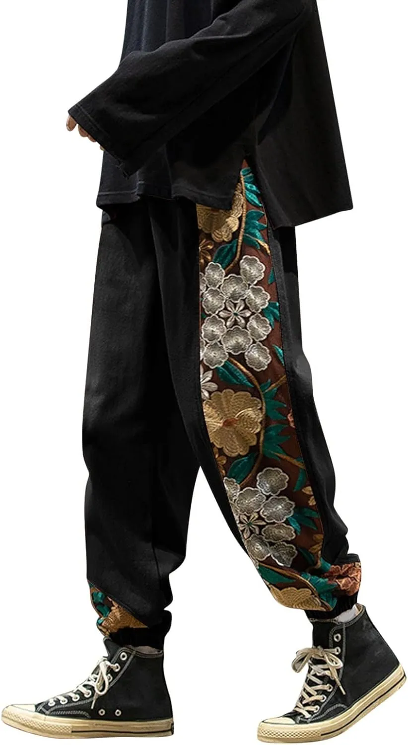Mens Workout Cargo Sweatpants Training Jogging Gym Mens Jogger Sweatpants with Pockets Mens Sweatpants with Pockets