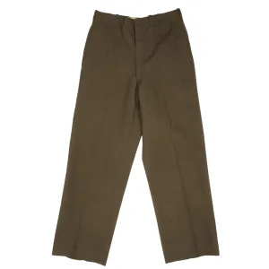 VINTAGE US ARMY WOOL TROUSERS TYPE 2 PANTS 1968 VIETNAM WAR SIZE 31X29