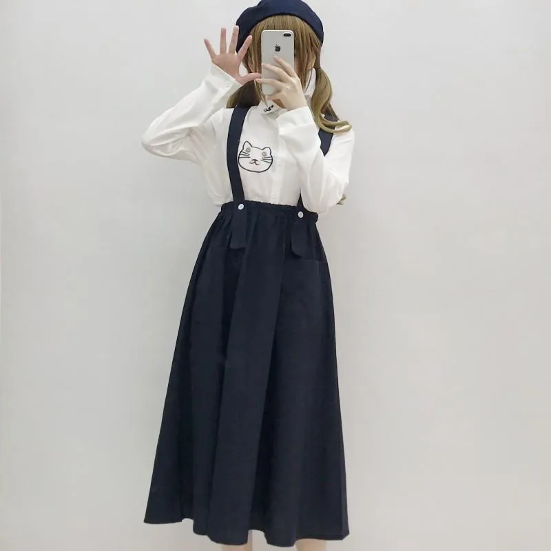Women's A-line Overall Skirt