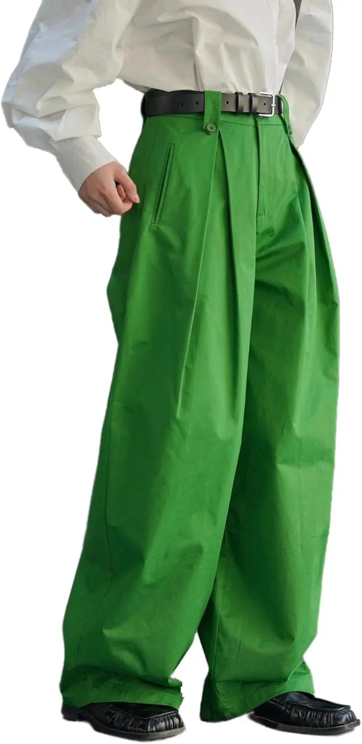 Women's Casual Pants Spring Elastic Waist Wide Leg Relaxed Fit Beach Travel Vacation Palazzo Harem Pants